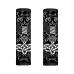 Mjolnir And Scandinavian Runes Print Handle Covers