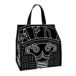 Mjolnir And Scandinavian Runes Print Insulated Lunch Tote