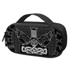 Mjolnir And Scandinavian Runes Print Insulin Cooler Travel Case
