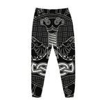 Mjolnir And Scandinavian Runes Print Jogger Pants