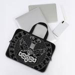 Mjolnir And Scandinavian Runes Print Laptop Sleeve With Handle