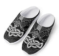 Mjolnir And Scandinavian Runes Print Mesh Casual Shoes
