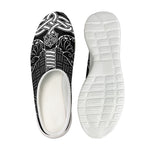 Mjolnir And Scandinavian Runes Print Mesh Casual Shoes