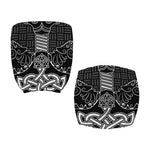 Mjolnir And Scandinavian Runes Print Office Chair Cover