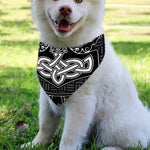Mjolnir And Scandinavian Runes Print Over The Collar Dog Bandana