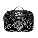 Mjolnir And Scandinavian Runes Print Portable Lunch Bag