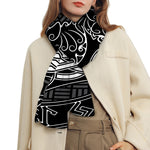 Mjolnir And Scandinavian Runes Print Scarf