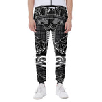 Mjolnir And Scandinavian Runes Print Scuba Joggers