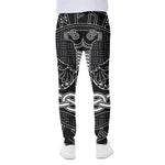 Mjolnir And Scandinavian Runes Print Scuba Joggers