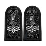 Mjolnir And Scandinavian Runes Print Skillet Handle Cover
