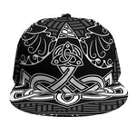Mjolnir And Scandinavian Runes Print Snapback Cap