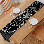 Mjolnir And Scandinavian Runes Print Table Runner