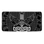 Mjolnir And Scandinavian Runes Print Towel