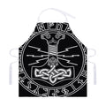 Mjolnir And Younger Futhark Print Adjustable Apron