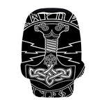 Mjolnir And Younger Futhark Print Baby Seat Cover