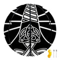 Mjolnir And Younger Futhark Print Basketball