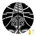 Mjolnir And Younger Futhark Print Basketball
