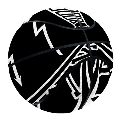 Mjolnir And Younger Futhark Print Basketball