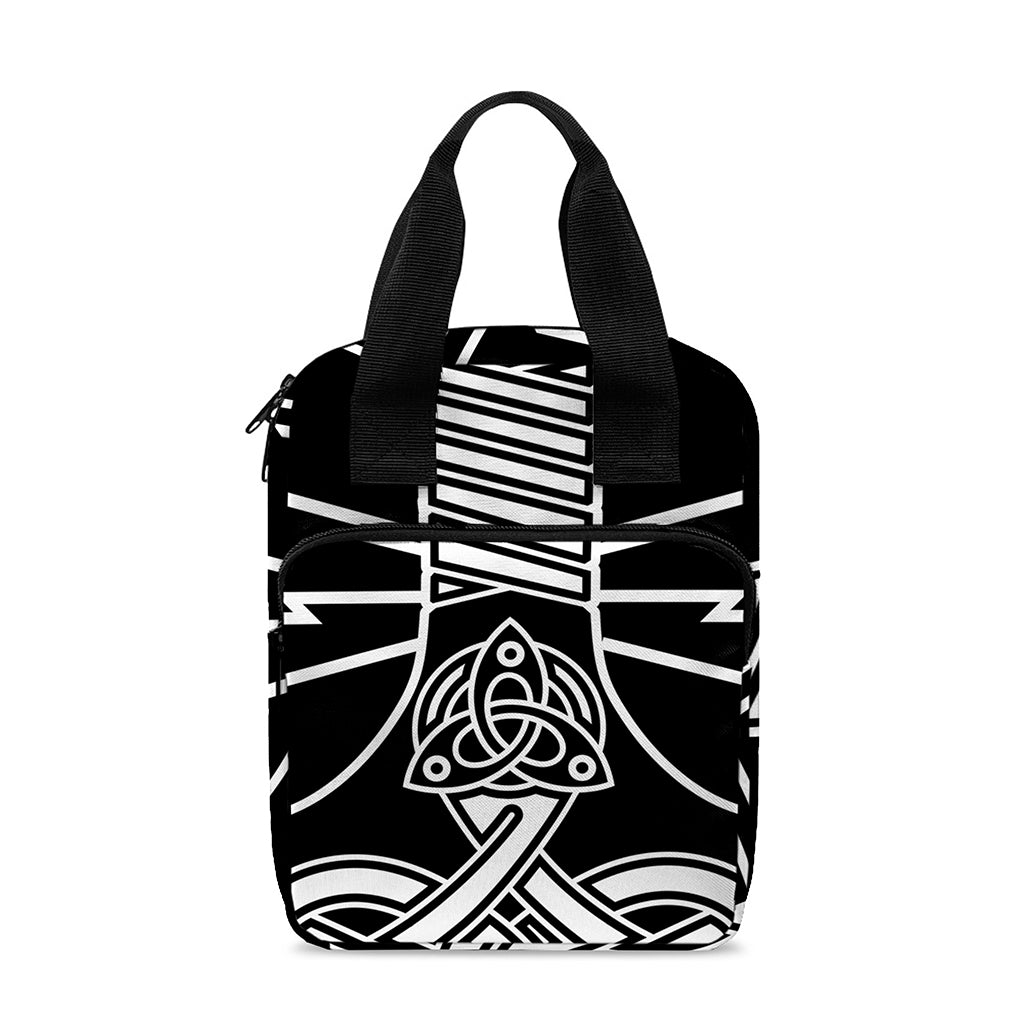 Mjolnir And Younger Futhark Print Bible Tote Bag