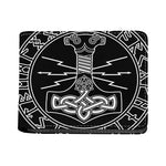 Mjolnir And Younger Futhark Print Bifold Wallet
