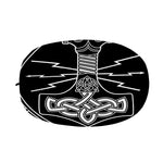 Mjolnir And Younger Futhark Print Car Side Mirror Covers