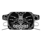 Mjolnir And Younger Futhark Print Car Windshield Snow Cover
