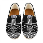 Mjolnir And Younger Futhark Print Casual Shoes