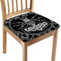 Mjolnir And Younger Futhark Print Chair Cushion Cover