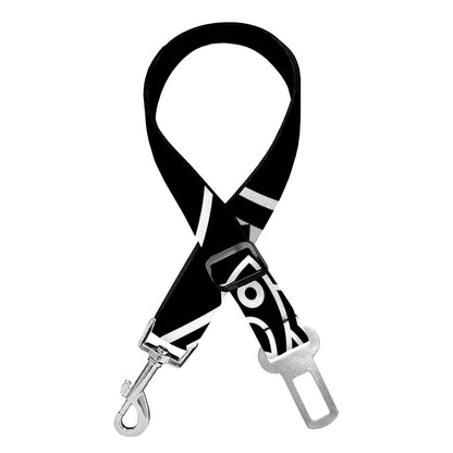 Mjolnir And Younger Futhark Print Dog Seat Belt