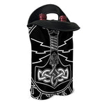 Mjolnir And Younger Futhark Print Double Neoprene Wine Tote