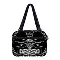 Mjolnir And Younger Futhark Print Double Strap Bible Bag