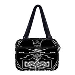 Mjolnir And Younger Futhark Print Double Strap Bible Bag