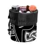 Mjolnir And Younger Futhark Print Drawstring Makeup Bag