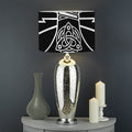 Mjolnir And Younger Futhark Print Drum Lamp Shade