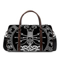 Mjolnir And Younger Futhark Print Duffel Bag