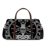 Mjolnir And Younger Futhark Print Duffle Bag