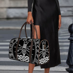 Mjolnir And Younger Futhark Print Duffle Bag