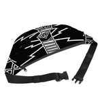 Mjolnir And Younger Futhark Print Fanny Pack