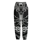 Mjolnir And Younger Futhark Print Fleece Lined Knit Pants