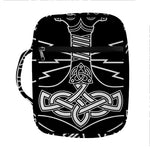 Mjolnir And Younger Futhark Print Front Pocket Bible Bag