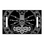 Mjolnir And Younger Futhark Print Golf Cart Seat Cover