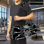 Mjolnir And Younger Futhark Print Gym Bag