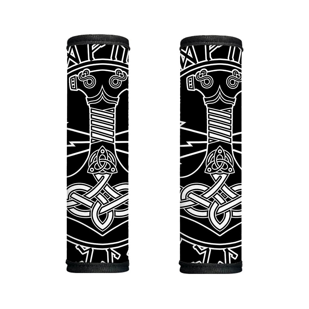 Mjolnir And Younger Futhark Print Handle Covers