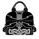Mjolnir And Younger Futhark Print Insulated Lunch Bag