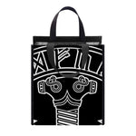 Mjolnir And Younger Futhark Print Insulated Lunch Tote
