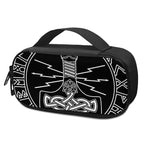 Mjolnir And Younger Futhark Print Insulin Cooler Travel Case