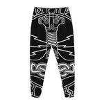 Mjolnir And Younger Futhark Print Jogger Pants