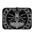 Mjolnir And Younger Futhark Print Laptop Sleeve