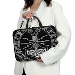 Mjolnir And Younger Futhark Print Laptop Sleeve With Handle