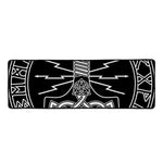Mjolnir And Younger Futhark Print Long Kitchen Mat